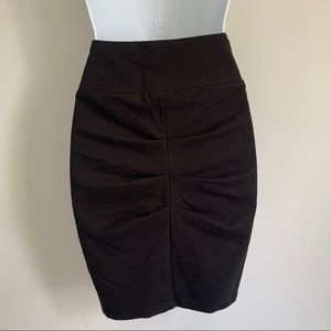 Silence + Noise Black Skirt